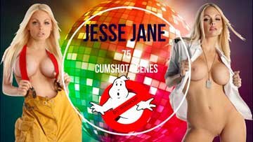 Jesse Jane - 75 cumshot scenes | Джеси Джейн - 75 Сцен кончин на порно актрису (2019) HD 1080p